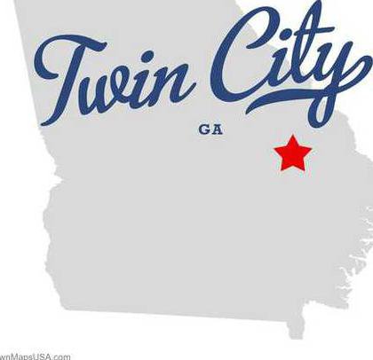 map of twin city ga